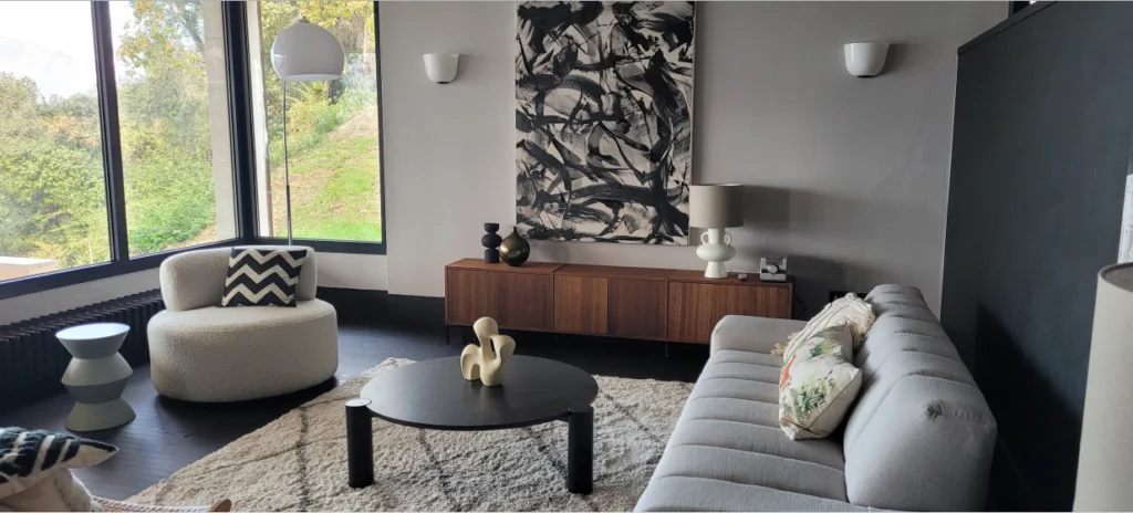 Living room panorama